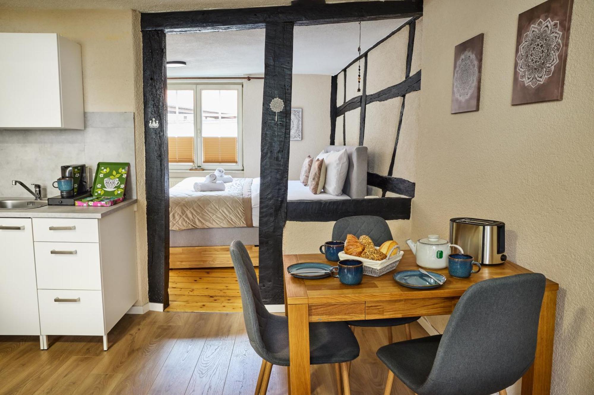 Hygge-Flats - Zentral Fuer 2-4 Personen, Wlan Apartment Heppenheim  Ngoại thất bức ảnh